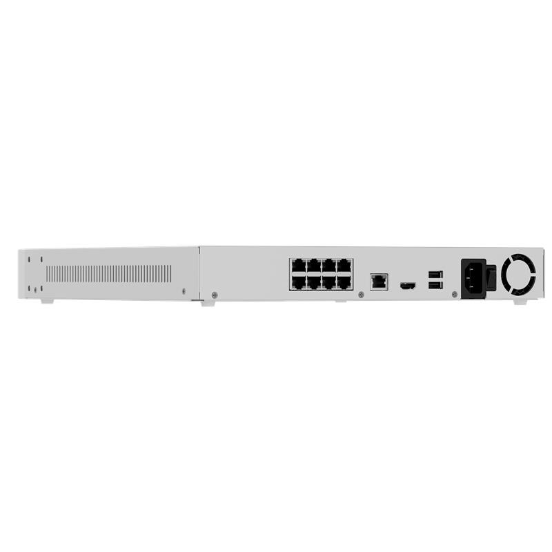 Мережевий відеореєстратор Ajax NVR H2D8PAC 16 white, HDMI 4K, 2 HDD, 8 PoE, 16 каналів, білий, 140915.122.WH1