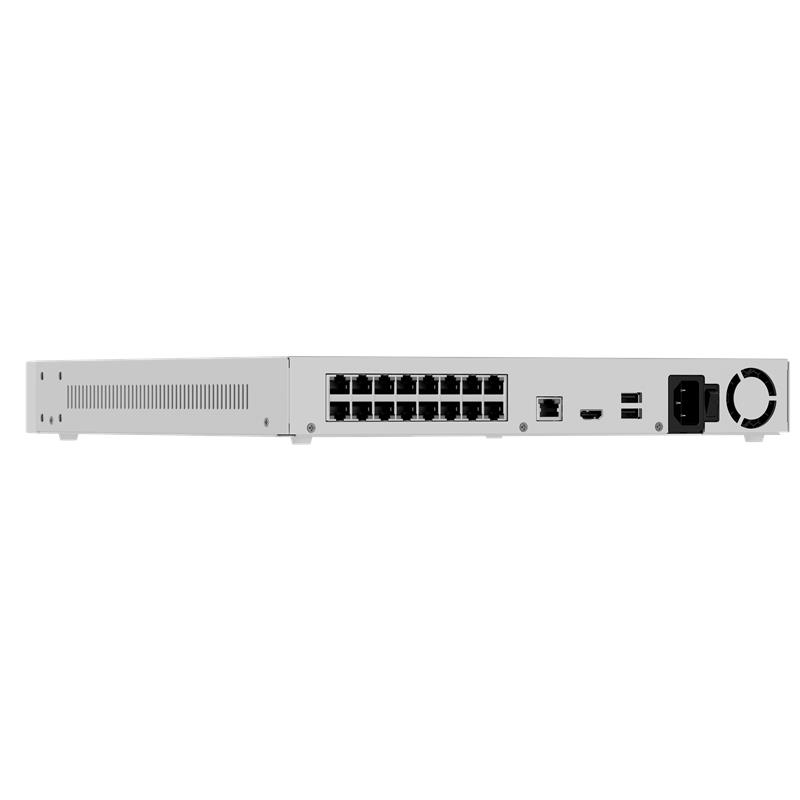 Мережевий відеореєстратор Ajax NVR H2D16PAC 16 white, HDMI 4K, 2 HDD, 16 PoE, 16 каналів, білий, 140917.122.WH1