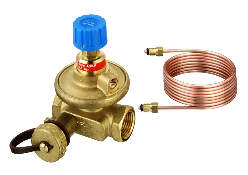 Клапан балансувальний Danfoss ASV-P, DN15, -20…120 °C, 150 кПа, внутрішня різьба, латунь