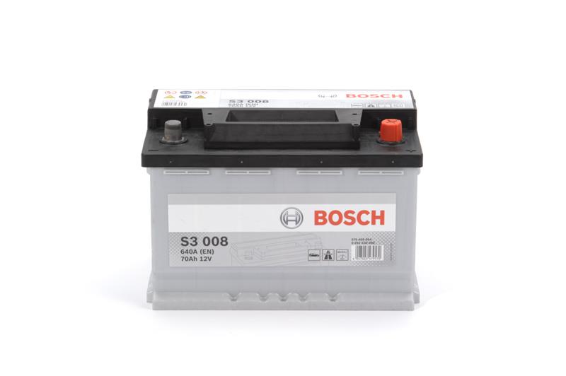Акумулятор Bosch S3 12В 70А·год 640А R+ (0 092 S30 080)