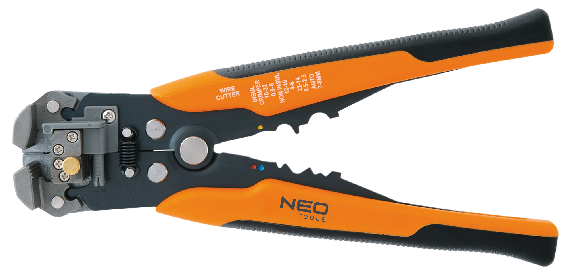Знімач ізоляції Neo Tools, автоматичний, 0.5-6мм2, RG6/59, кусачки, 205мм