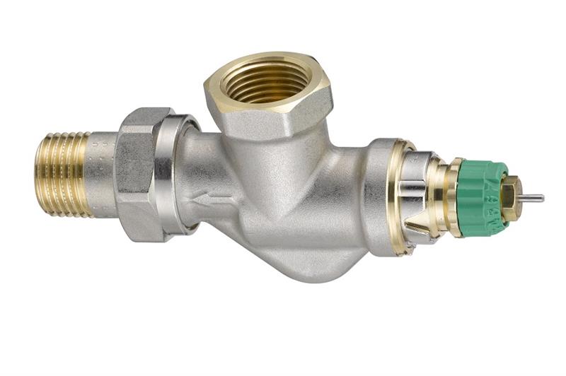 Клапан термостатичний Danfoss RA-DV, DN15, вх. 1/2" - вих. 1/2", осьовий