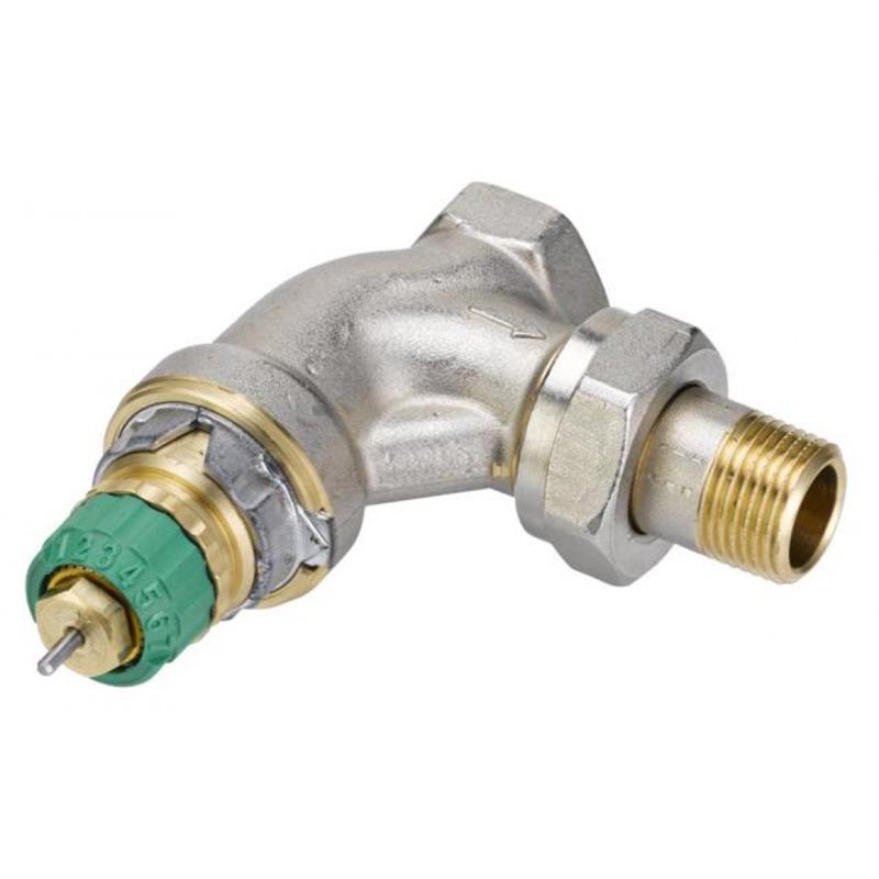 Клапан термостатичний Danfoss RA-DV, DN15, вх. 1/2" - вих. 1/2", кутовий