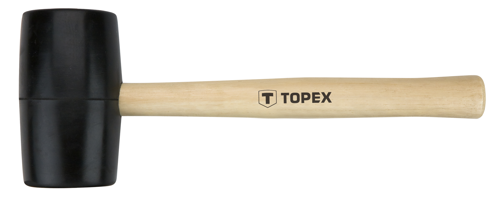 Киянка гумова TOPEX 450г 58мм руків'я дерев'яне