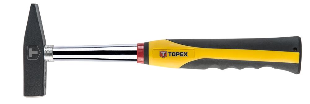 Молоток слюсарний TOPEX 500г 32см руків'я металеве двокомпонентне