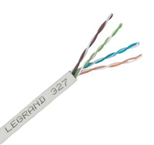 Кабель "вита пара" Legrand CAT 5e U-UTP, 305м, AWG 24/1, LCS2, LSZH, сірий, метр