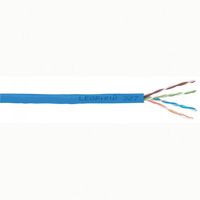 Кабель "вита пара" Legrand CAT 6 U-UTP, 305м, AWG 23/1, LCS2, LSZH, синій, метр