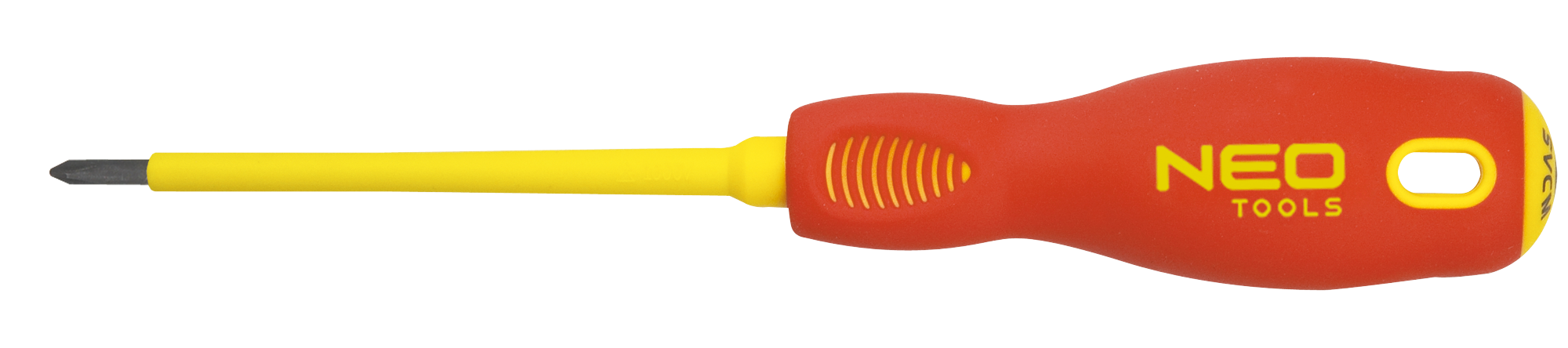 Викрутка Neo Tools хрестова, діелектрична, PZ2x100мм, сталь SVCM