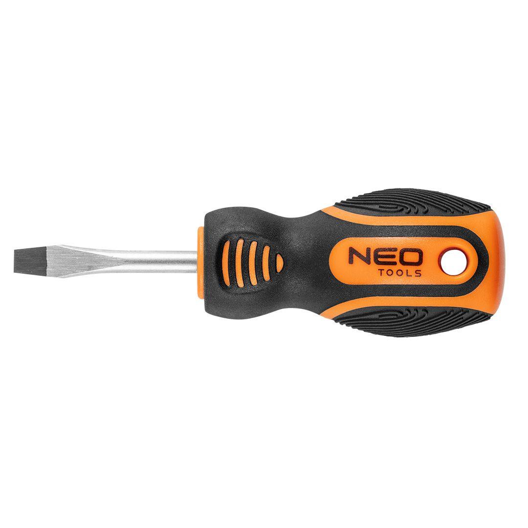 Викрутка Neo Tools плоска, SL5.5x38мм, сталь CrV