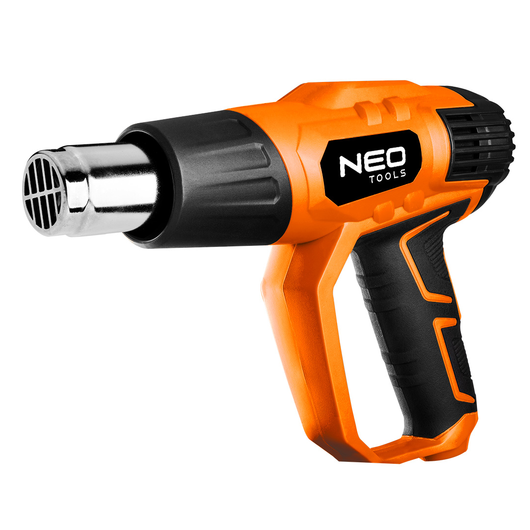 Фен будівельний Neo Tools 2000Вт 70-600°C 300/500л/хв 0.77кг