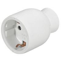 Розетка Legrand 2К+З, 16А, прямий ввід, біла