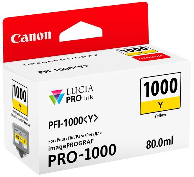 Картридж струменевий Canon PFI-1000 PRO-1000 Yellow