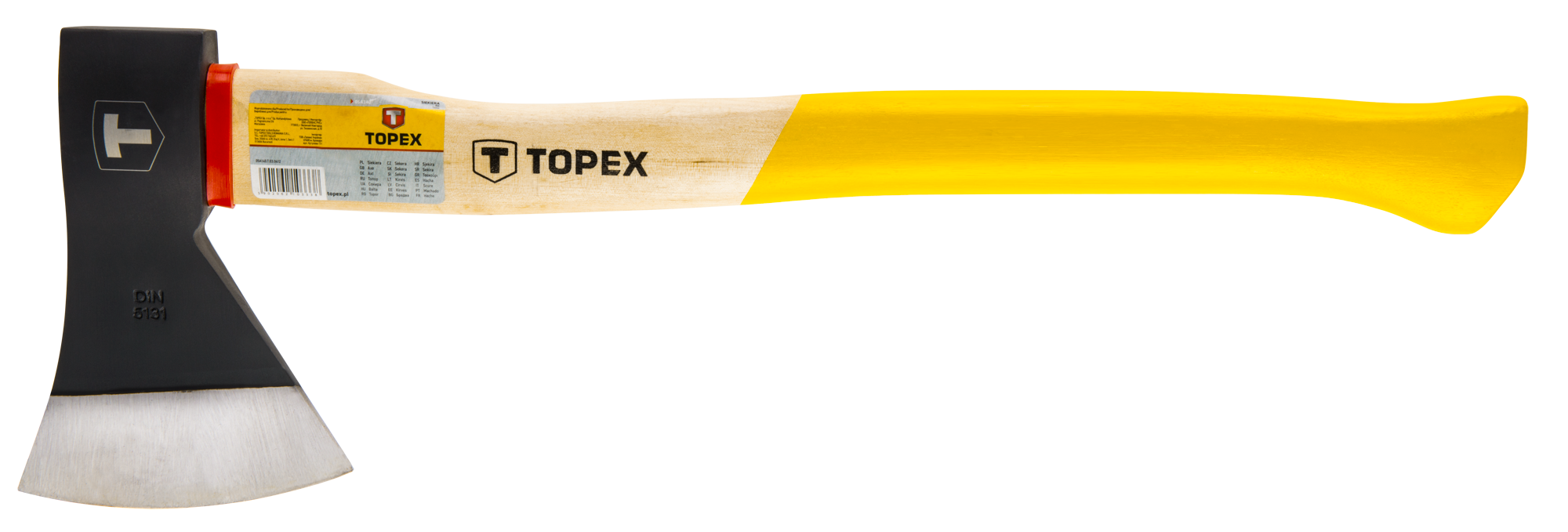Сокира універсальна TOPEX руків'я дерев'яне 80см 1600г