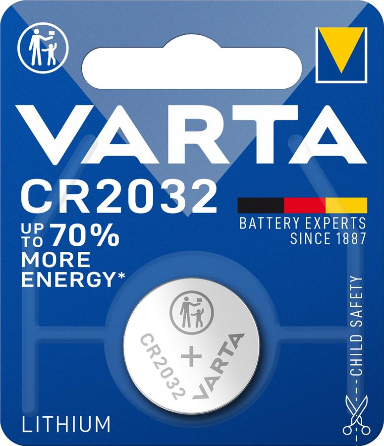 Батарейка Varta літієва CR2032 блістер, 1 шт