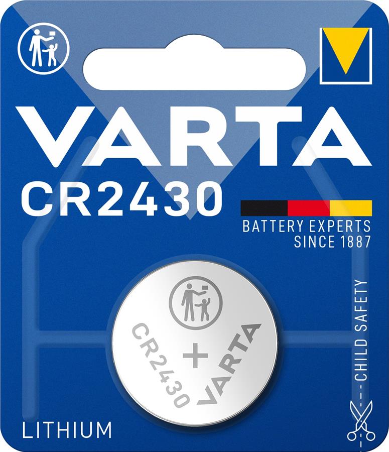 Батарейка Varta літієва CR2430 блістер, 1 шт