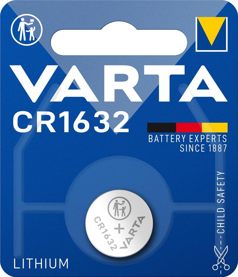 Батарейка Varta літієва CR1632 блістер, 1 шт