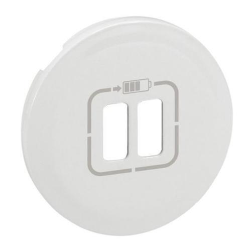 Лицьова панель розетки Legrand 1xRJ45 6 для UTP/FTP/SFTP, Celiane, білий