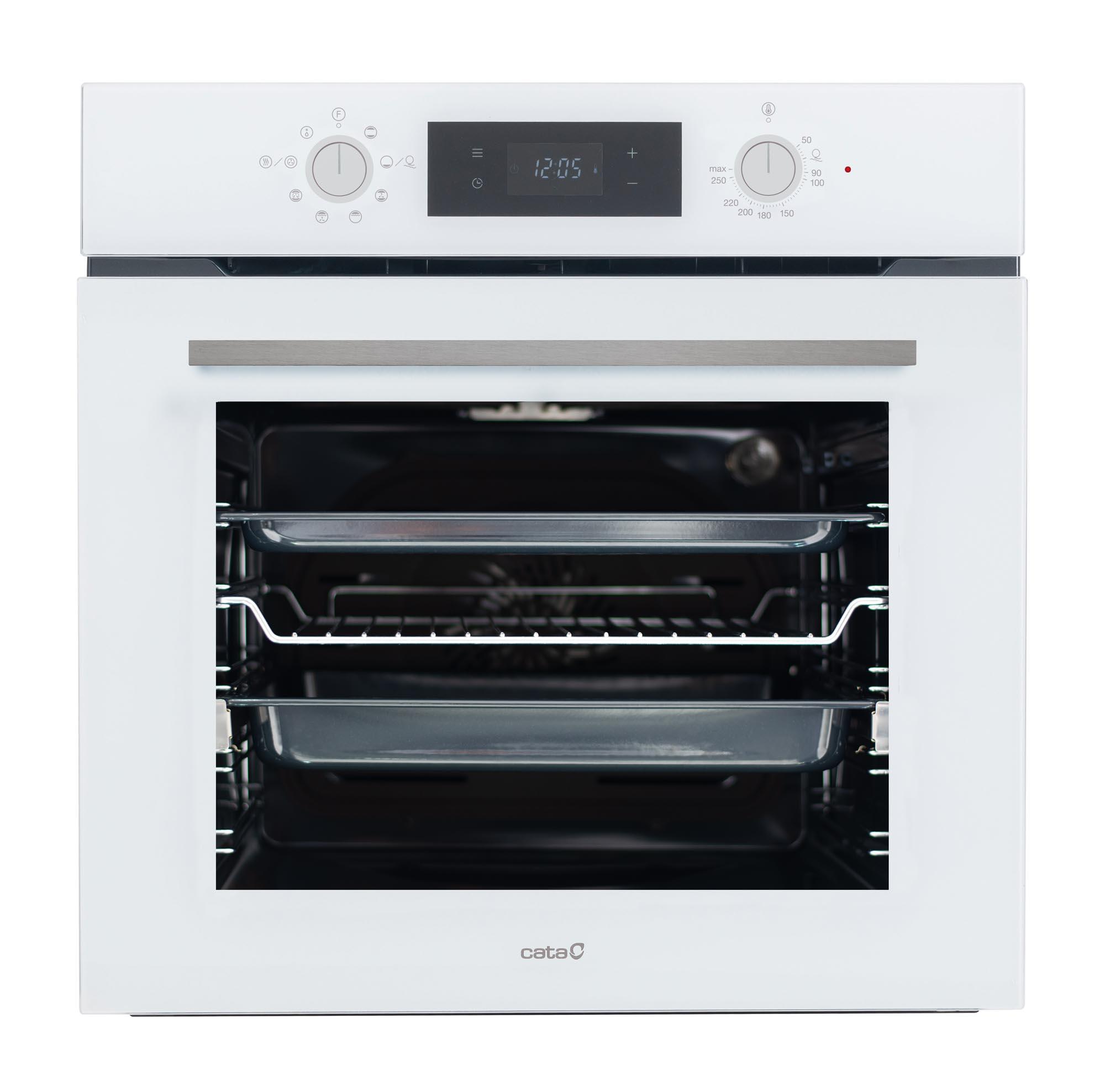 Духова шафа Cata електрична, 72л, A, дисплей, конвекція, MDS 7208 WH, білий