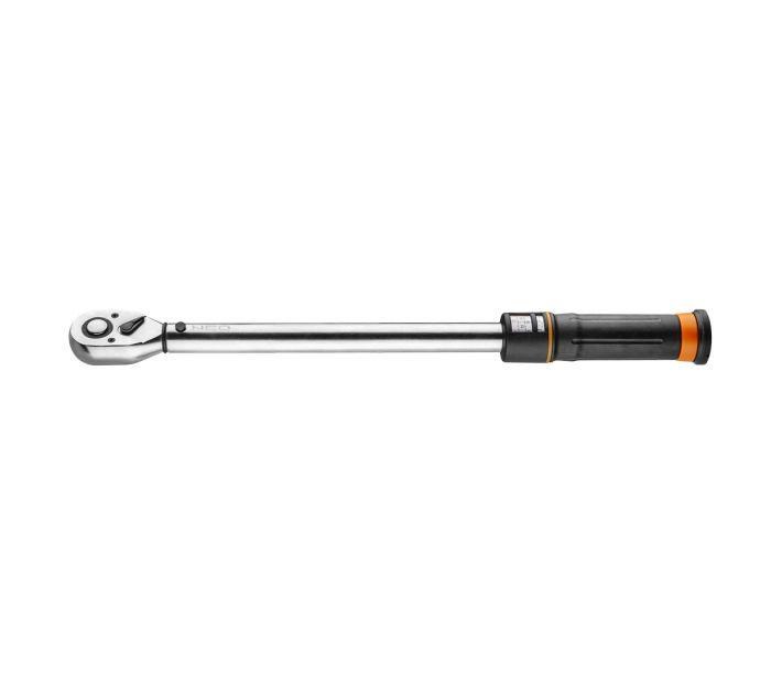 Ключ динамометричний Neo Tools, 1/2", 45 зубців, CrV, 490мм, 40-200Нм