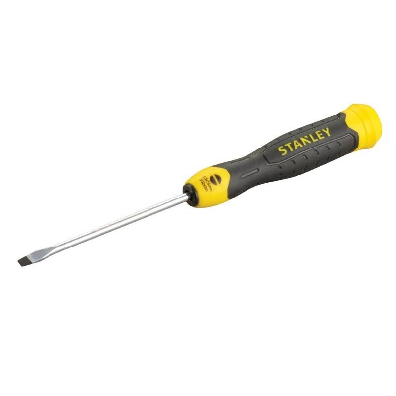 Отвертка шлицевая Stanley, Cushion Grip, SL3 х 75 мм