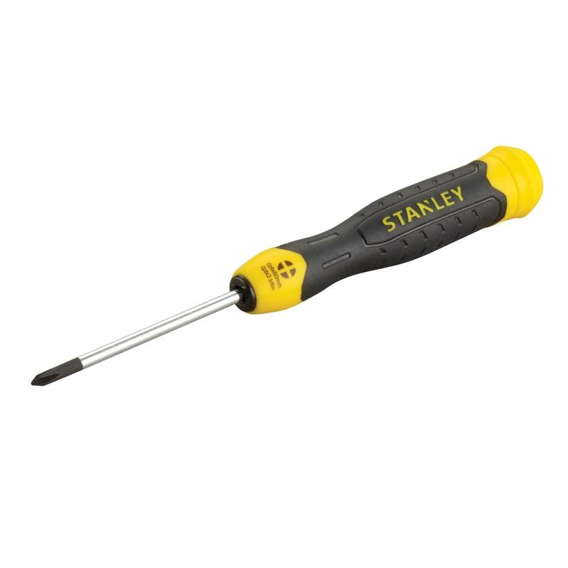 Отвертка крестовая Stanley, Cushion Grip, PH0 х 60 мм