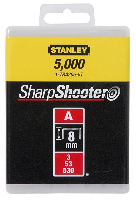 Скобы Stanley "Light Duty", тип А, 8мм, 1000шт.