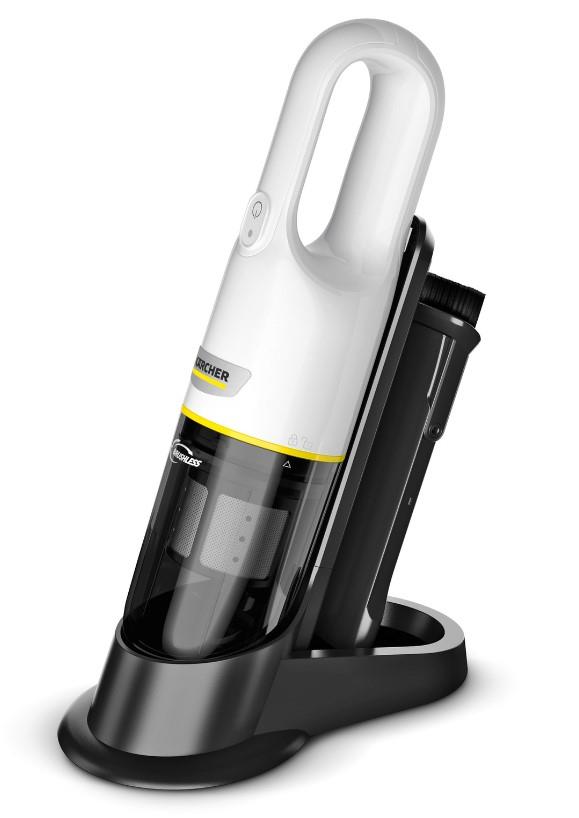 Пилосос Karcher автомобільний CVH 3 Plus, 70Вт, конт пил -0.16л, автон. робота до до 20хв, білий