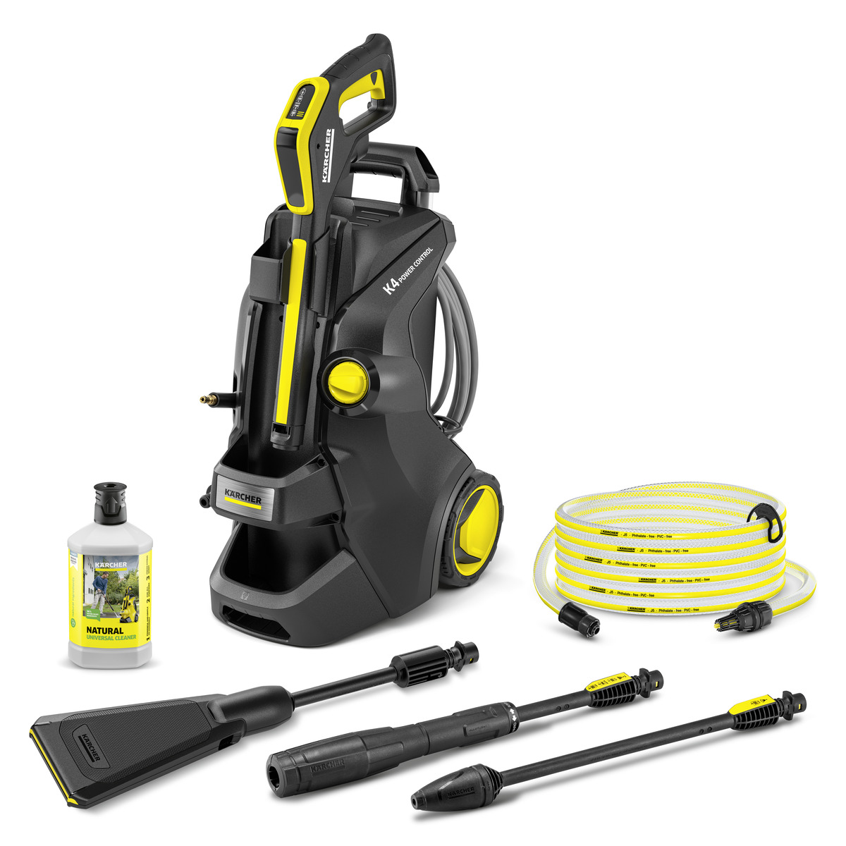 Мінімийка високого тиску Karcher K 4 Power Control Go!Further 1800Вт 20-130бар 420л/год шланг 8м 11.9кг