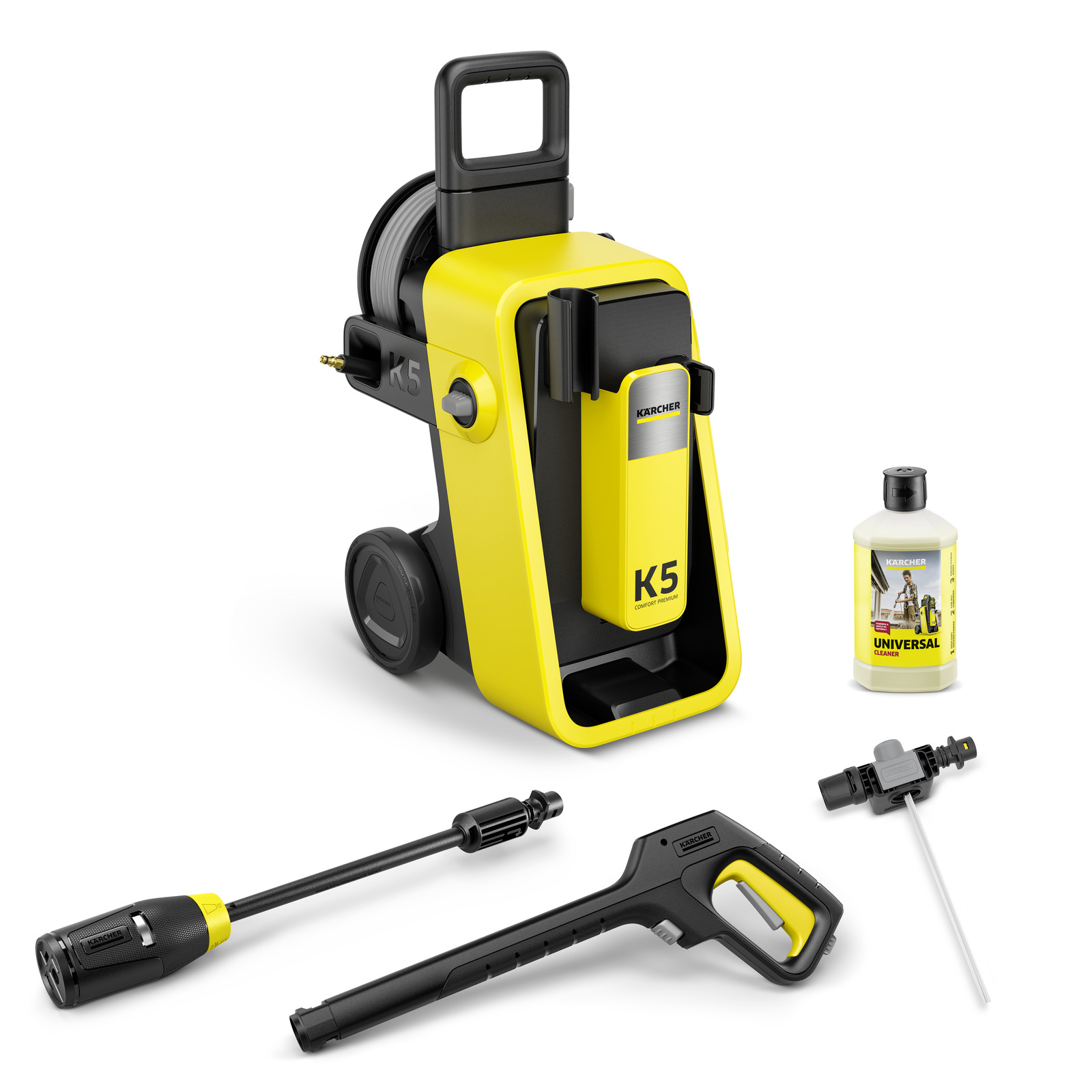Мінімийка високого тиску Karcher K 5 Comfort Premium 2100Вт 20-145бар 500л/год шланг 10м 13.31кг