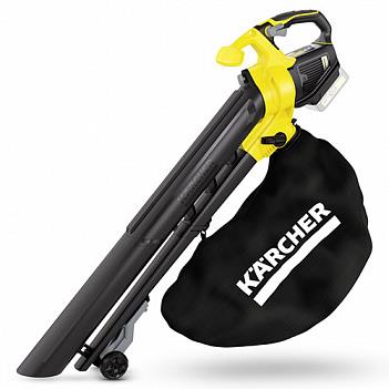 Повітродув-пилосос садовий акумуляторний Karcher BLV 18-200 Battery 18В 200км/год мішок 45л 3.5кг без АКБ та ЗП