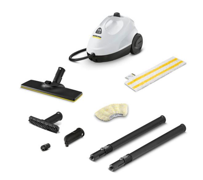 Пароочисник Karcher SC 2 EasyFix, 1500Вт, 1000мл, 3.2Бар, білий