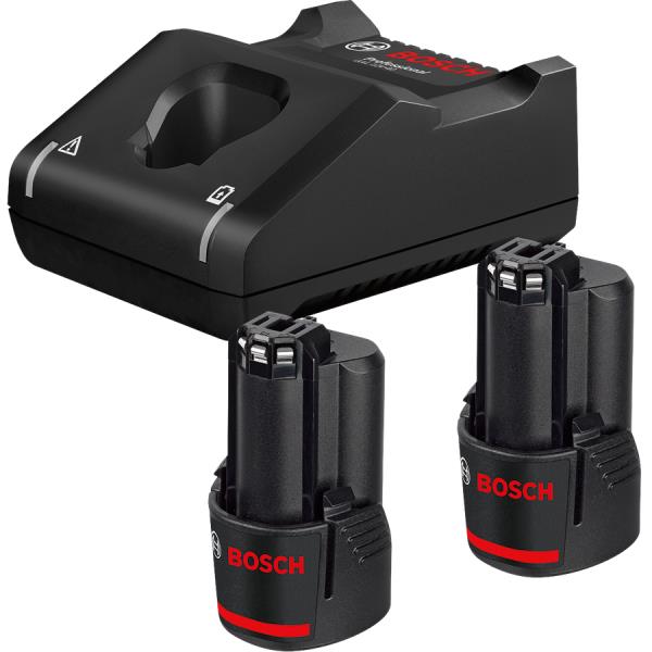 Набір акумулятора та зарядного пристрою Bosch Professional GBA 12В 2х3.0А·год ЗП GAL 12V-40