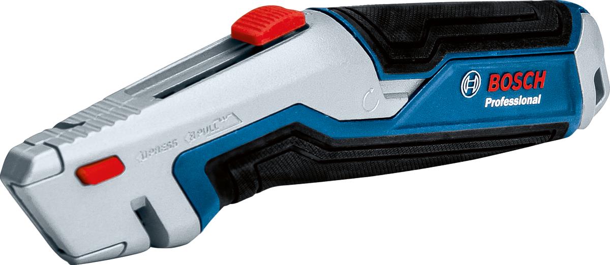 Ніж будівельний трапецієподібний складний Bosch Professional пластиковий корпус, 253мм