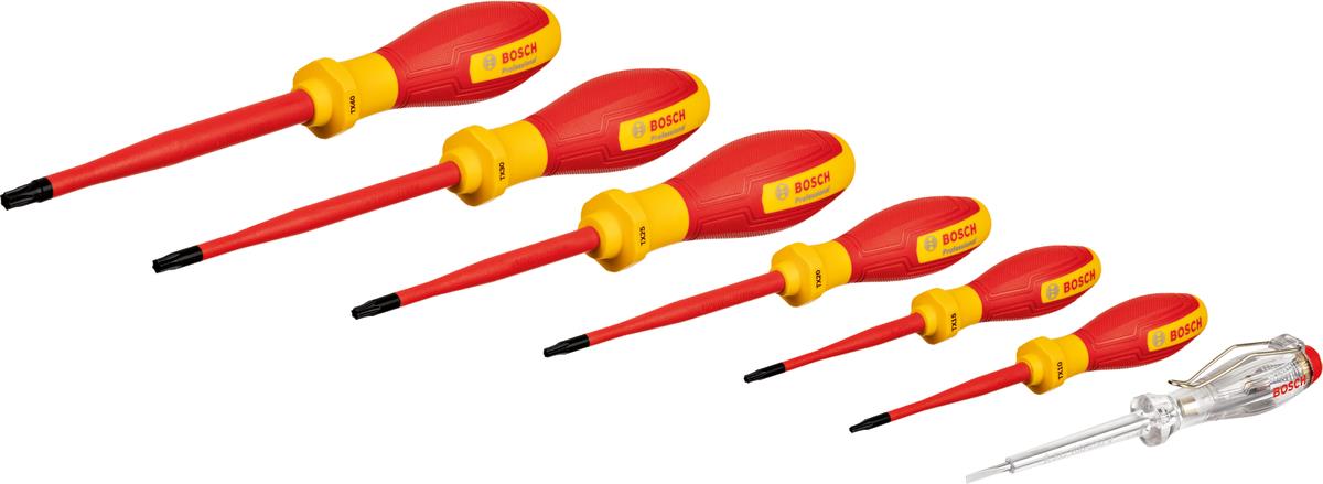 Викрутка Bosch Professional, TX, VDE набір 7шт