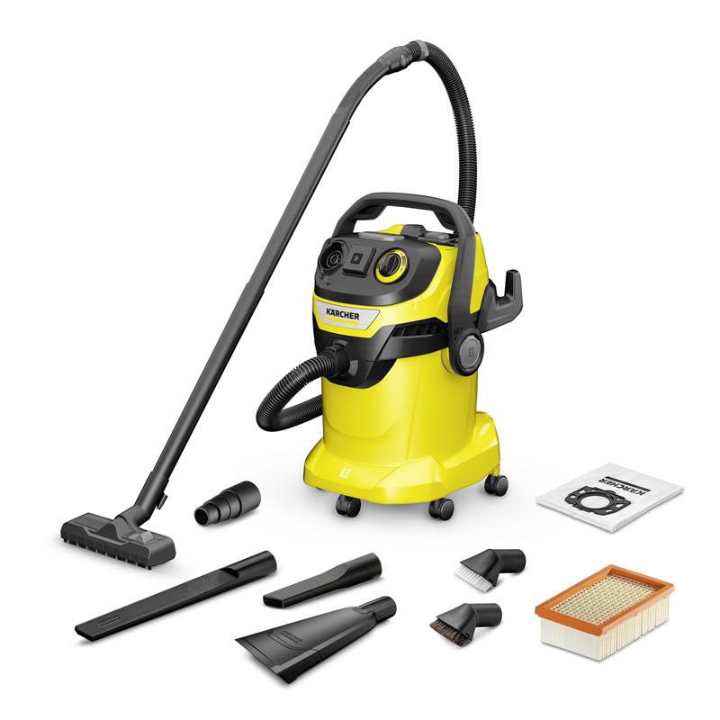 Пилосос професійний Karcher WD 5 P V-25/8/35 Car 1100Вт 260мБар контейнер 25л 12.5кг