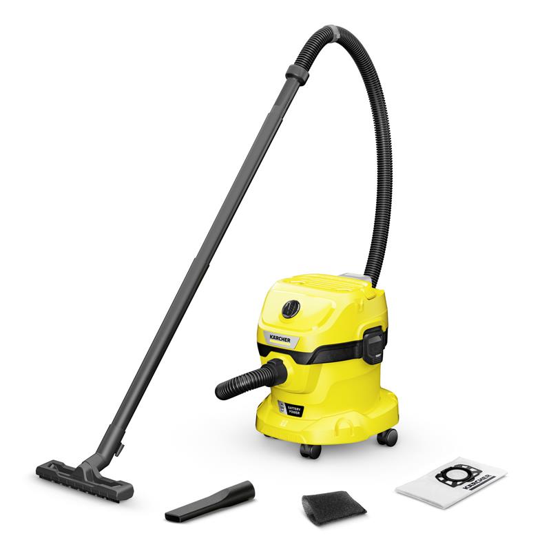 Пилосос професійний акумуляторний Karcher WD 2-18 18В контейнер 12л без АКБ та ЗП