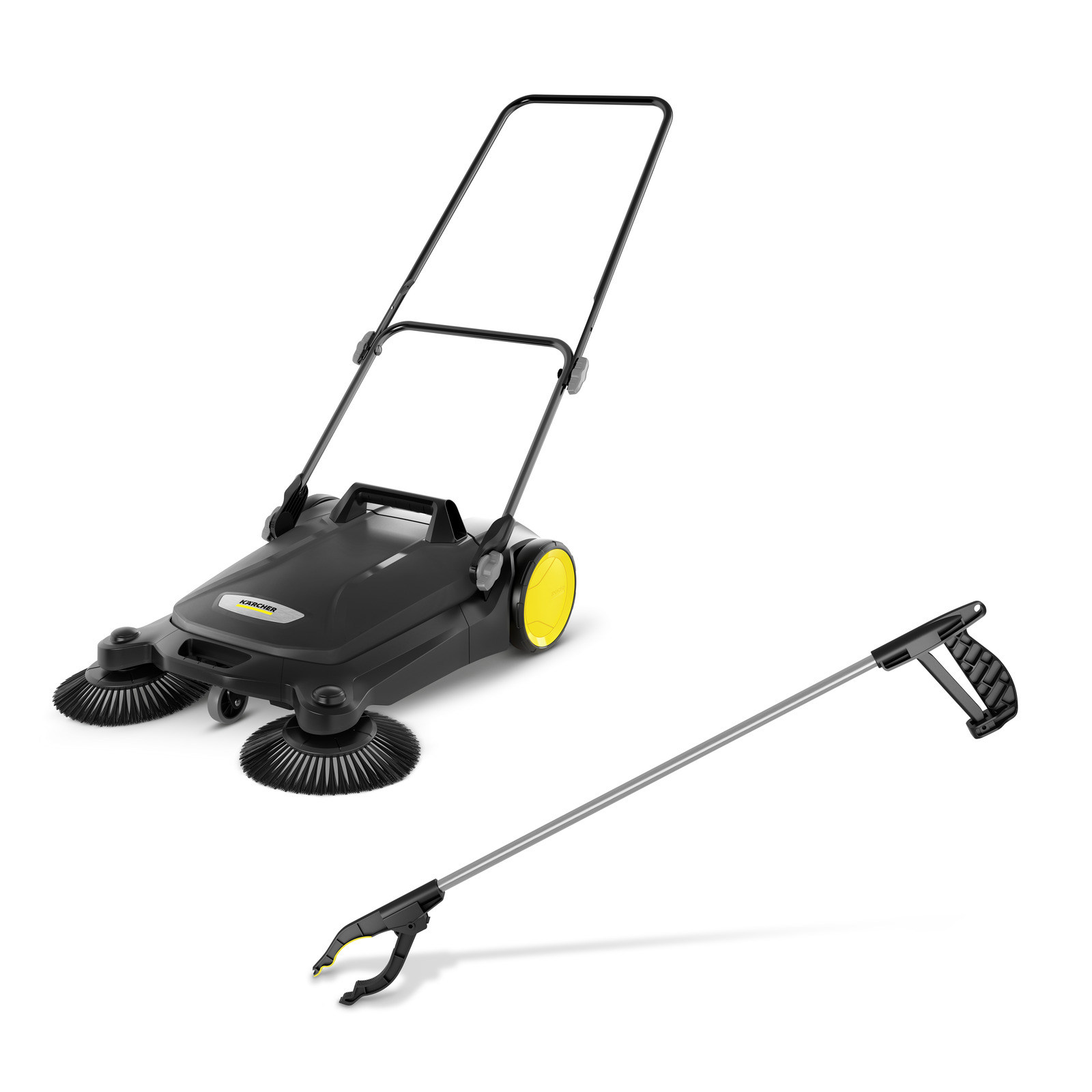 Підмітальна машина Karcher S 4 Twin Go!Further ручна захват 68см контейнер 20л 10.2кг