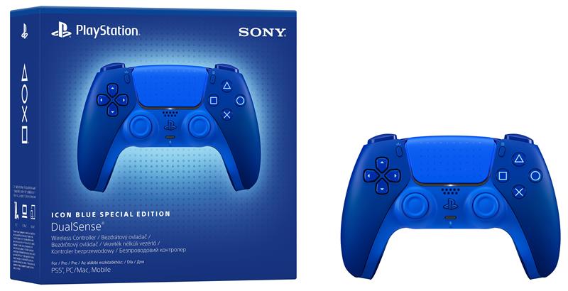 Геймпад PlayStation 5 Dualsense BT, (Icon Blue Limited Edition)