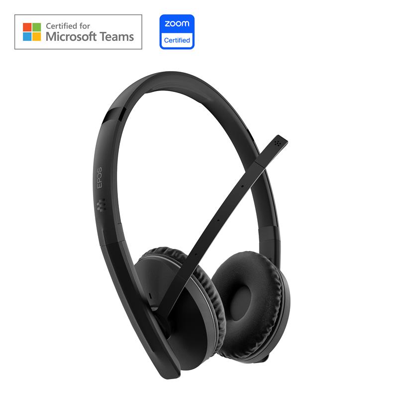 Гарнітура комп'ютерна стерео On-Ear EPOS C20, Wireless, Uni Mic, Чорний