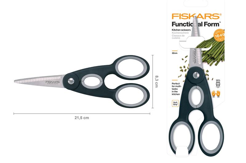 Ножницы кухонные Fiskars Form, 22см