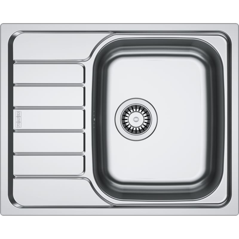 Мийка кухонна Franke Spark, нерж.сталь, прямокутник, з крилом, 620х500х160мм, чаша - 1, накладна, SKL 611-62, нерж декор