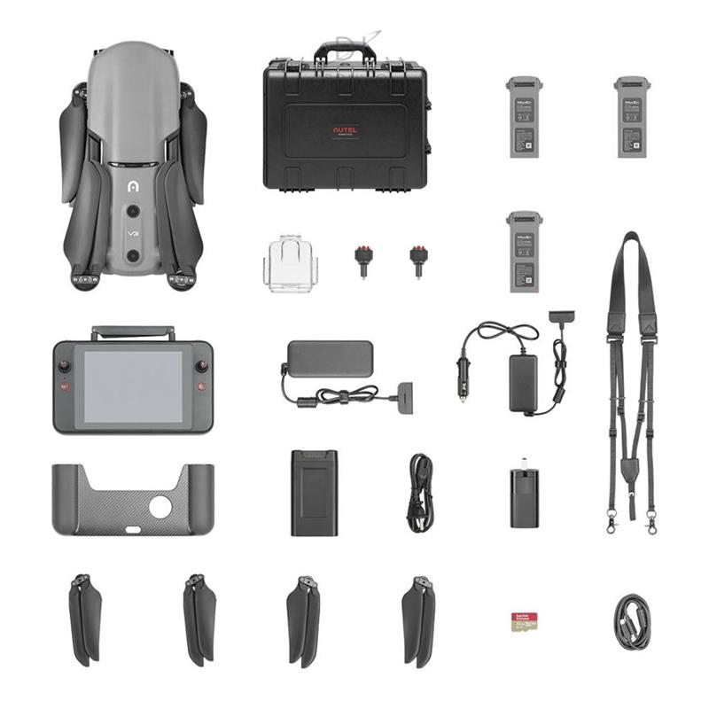Дрон Autel EVO II Dual Rugged Bundle (640T) V3 ATTI, FCC, Anti-Interference, Grey