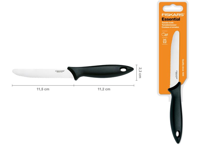 Нож для томатов Fiskars Essential, 12 см