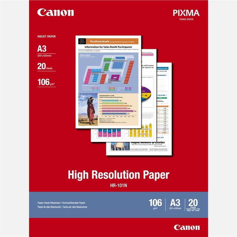 Папір Canon A3 High Resolution Paper HR-101 Paper, 20 арк.