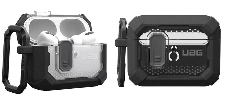 Чохол UAG для AirPods Pro (Gen 3, 2025), Plasma, Black