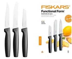 Набор ножей для чистки Fiskars Functional Form, 3 шт