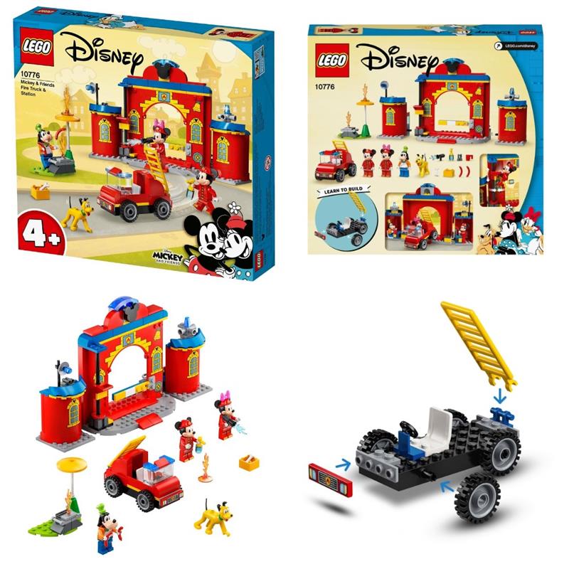 Конструктор LEGO Disney Пожарная часть и машина Микки и его друзей 10776