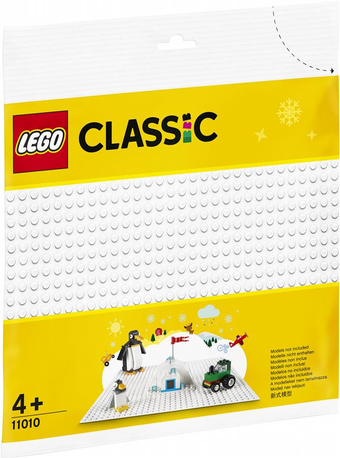 Конструктор LEGO Classic Базовая пластина белая 11010