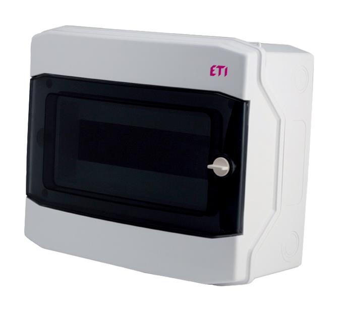 Пластиковий щит ETI, ECH 12PT (12 модулів, зовнішнього виконання IP65)