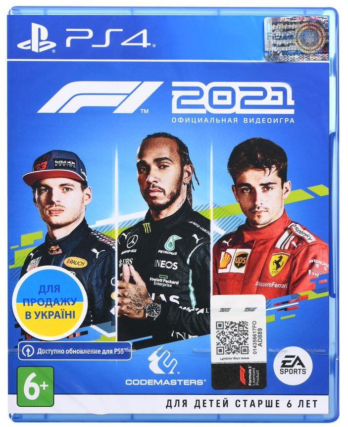 Игра PS4 F1 2021 [Blu-Ray диск]